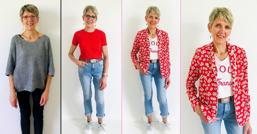 avant / après séance relooking complet femme